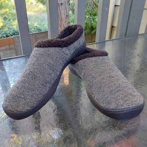 Men's Tweed Slip-On Clog Slippers Size 9-10